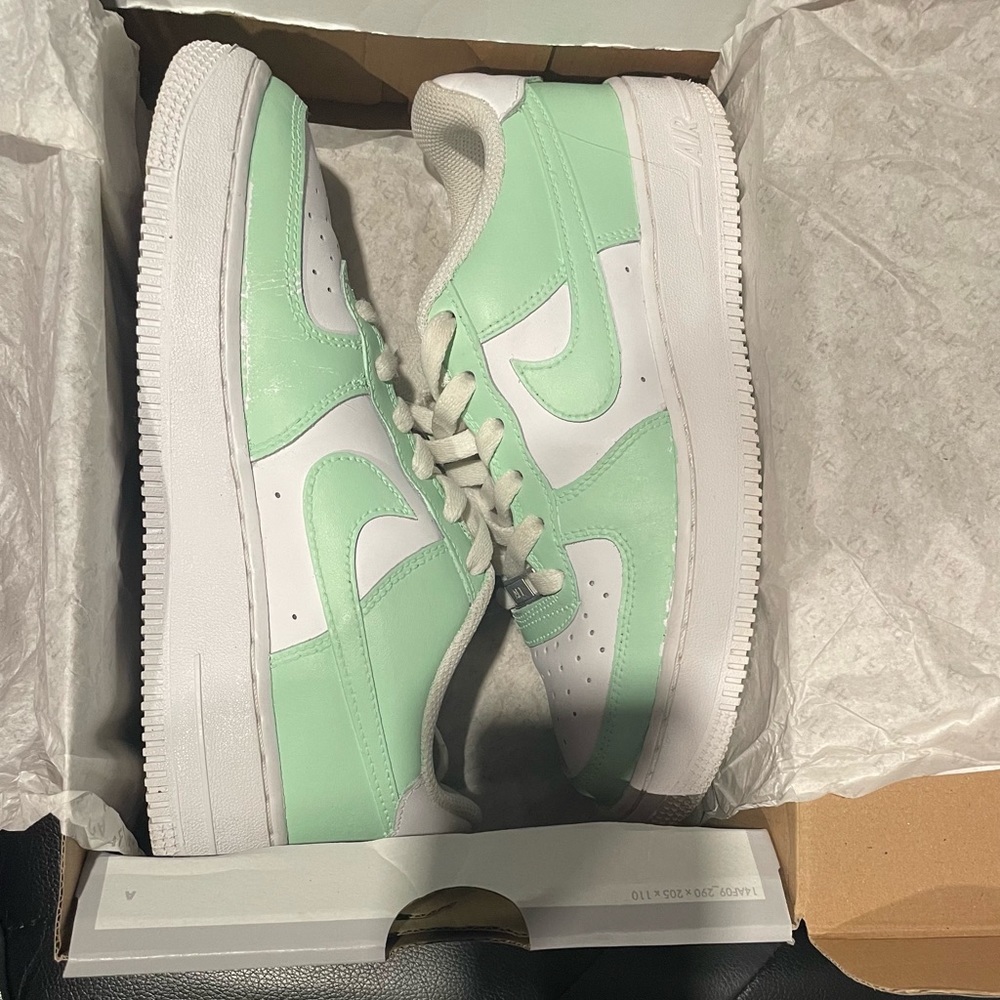 Nike Air Force 1 Spruce Aura Custom